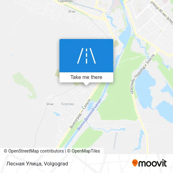 Лесная Улица map