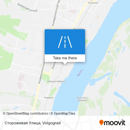 Сторожевая Улица map