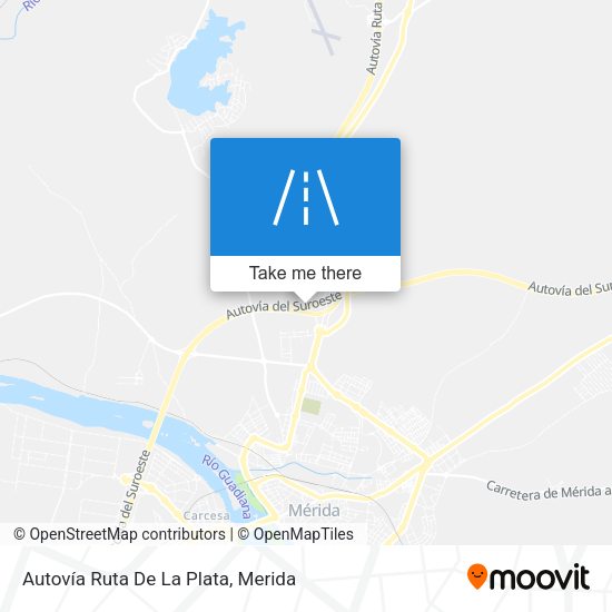 Autovía Ruta De La Plata map
