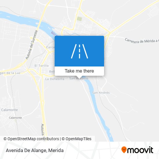 Avenida De Alange map