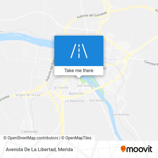 Avenida De La Libertad map