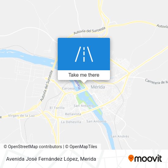 Avenida José Fernández López map