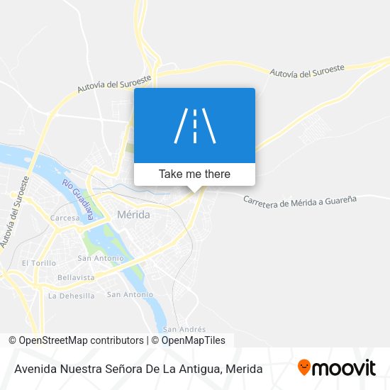 Avenida Nuestra Señora De La Antigua map