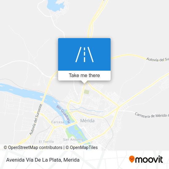 Avenida Vía De La Plata map