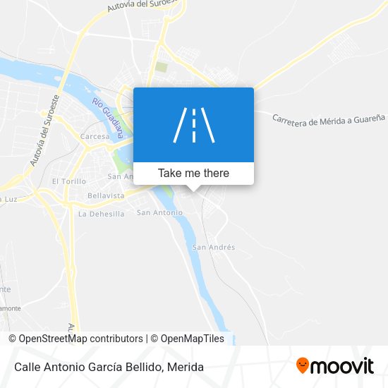 Calle Antonio García Bellido map