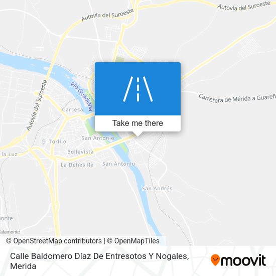 Calle Baldomero Díaz De Entresotos Y Nogales map