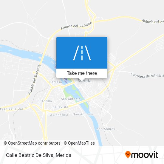 Calle Beatriz De Silva map