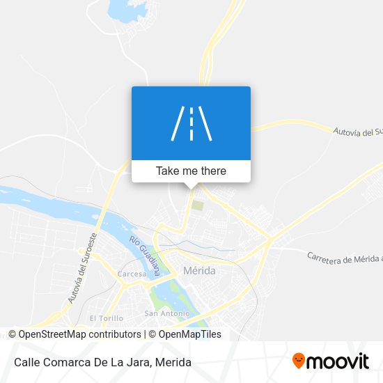 Calle Comarca De La Jara map
