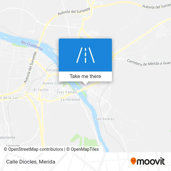 Calle Diocles map