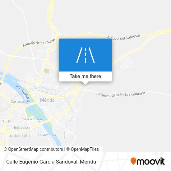 Calle Eugenio García Sandoval map