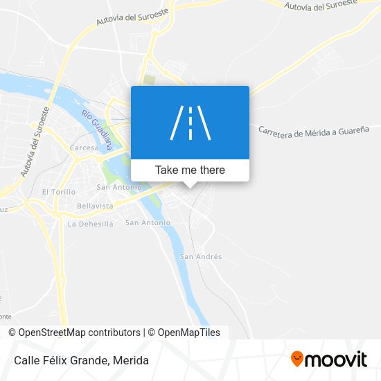 Calle Félix Grande map