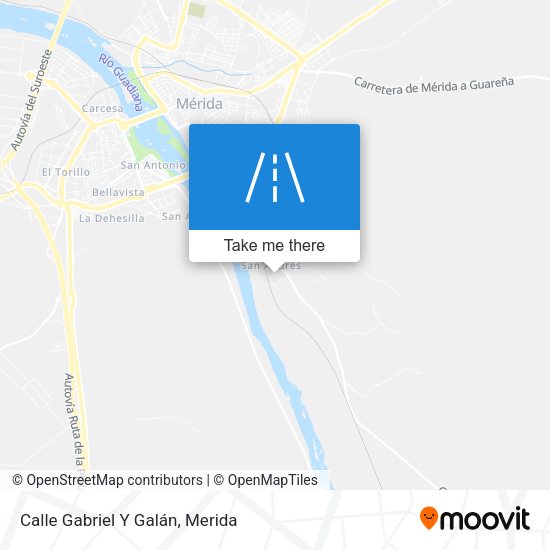 Calle Gabriel Y Galán map