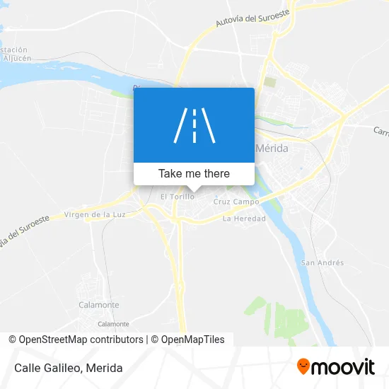 mapa Calle Galileo