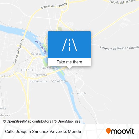 Calle Joaquín Sánchez Valverde map