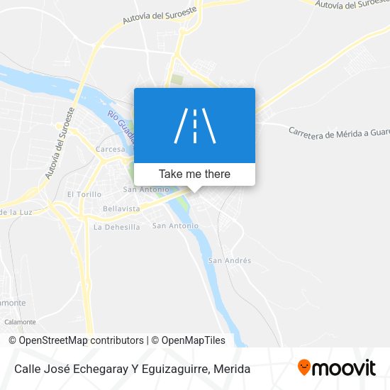 Calle José Echegaray Y Eguizaguirre map