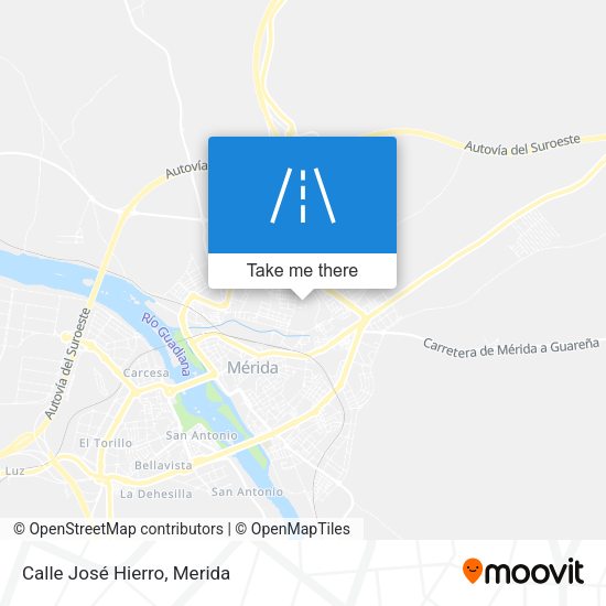 Calle José Hierro map
