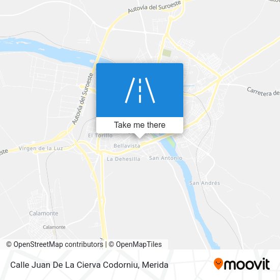 Calle Juan De La Cierva Codorniu map