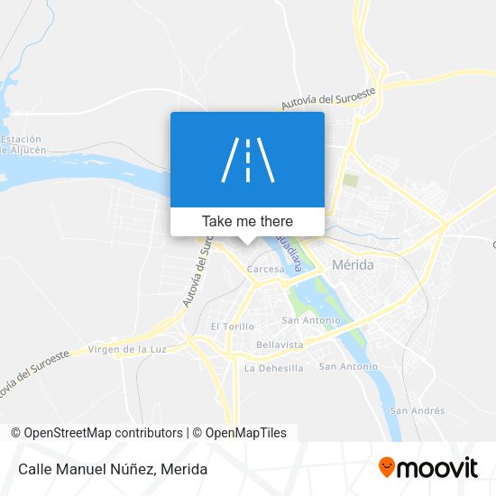 Calle Manuel Núñez map