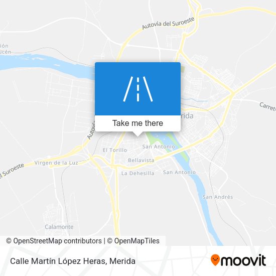 Calle Martín López Heras map
