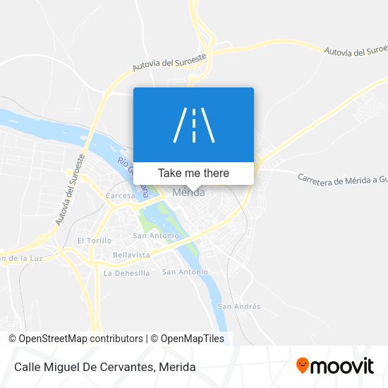 Calle Miguel De Cervantes map