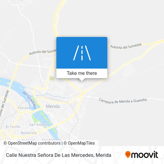 Calle Nuestra Señora De Las Mercedes map