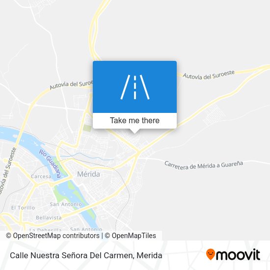 Calle Nuestra Señora Del Carmen map