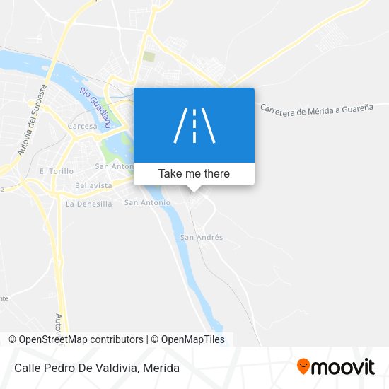 Calle Pedro De Valdivia map