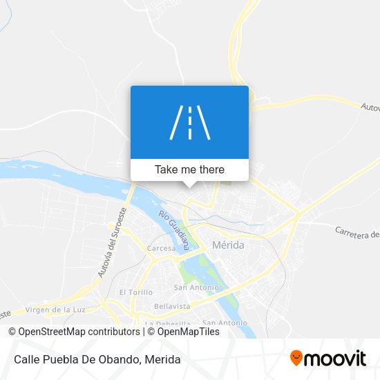 Calle Puebla De Obando map