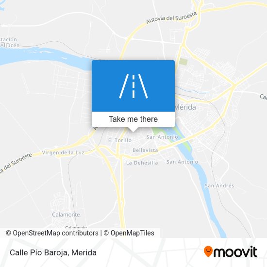 Calle Pío Baroja map