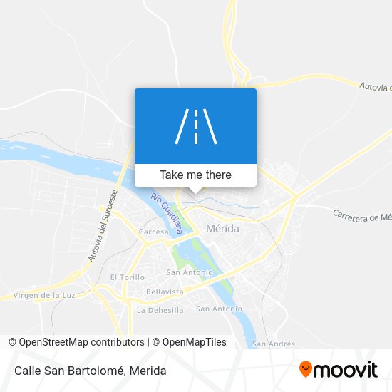 Calle San Bartolomé map