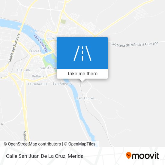 Calle San Juan De La Cruz map