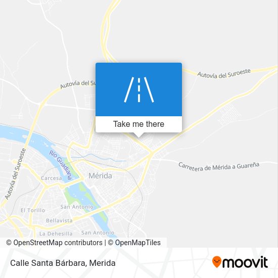 Calle Santa Bárbara map