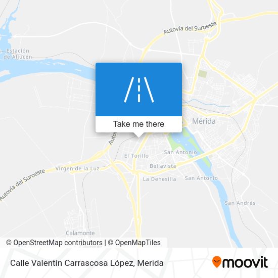 Calle Valentín Carrascosa López map