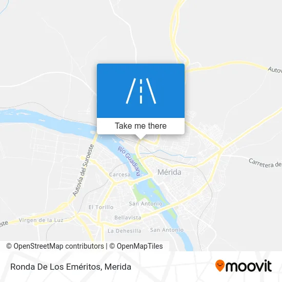 Ronda De Los Eméritos map