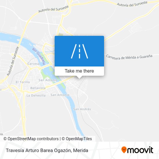 Travesía Arturo Barea Ogazón map