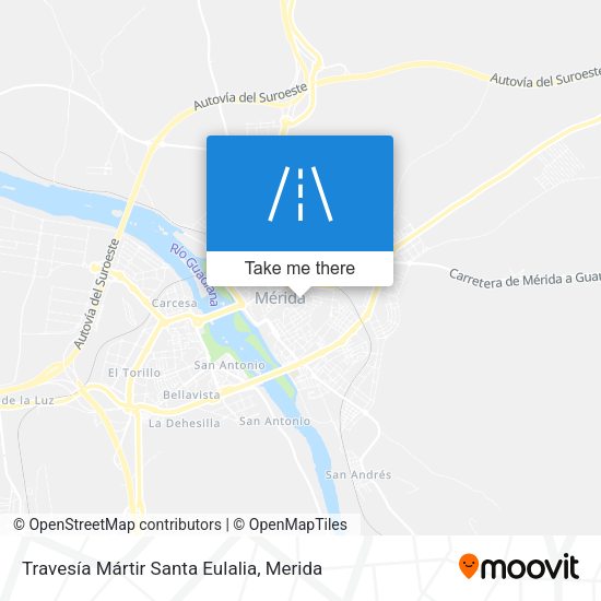 Travesía Mártir Santa Eulalia map