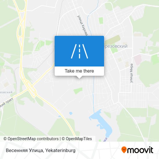 Весенняя Улица map
