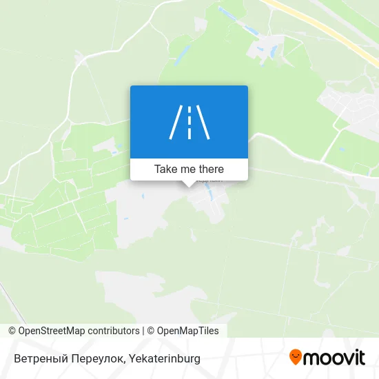 Ветреный Переулок map