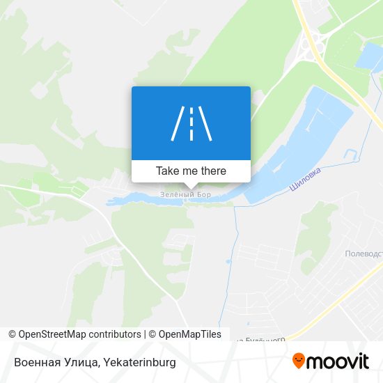 Военная Улица map