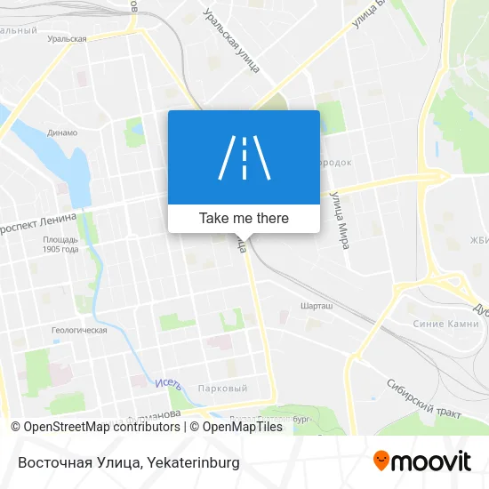 Восточная Улица map
