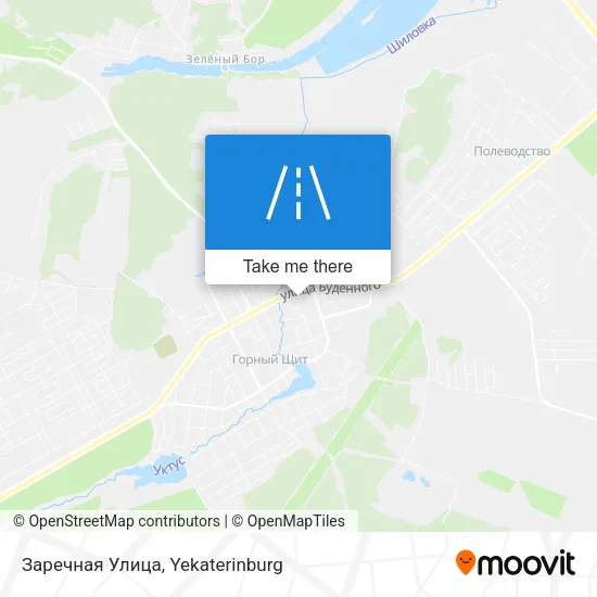Заречная Улица map