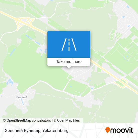Зелёный Бульвар map