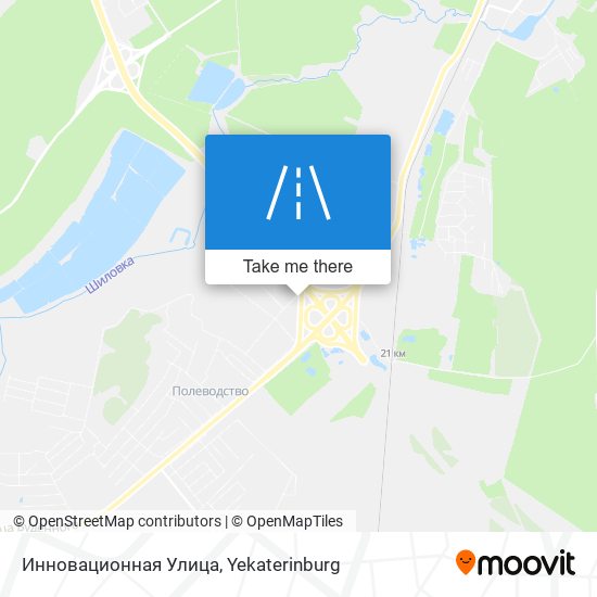 Инновационная Улица map