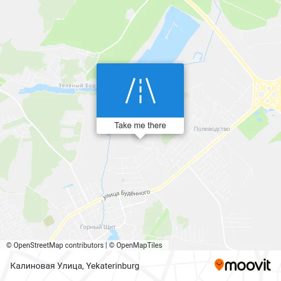 Калиновая Улица map