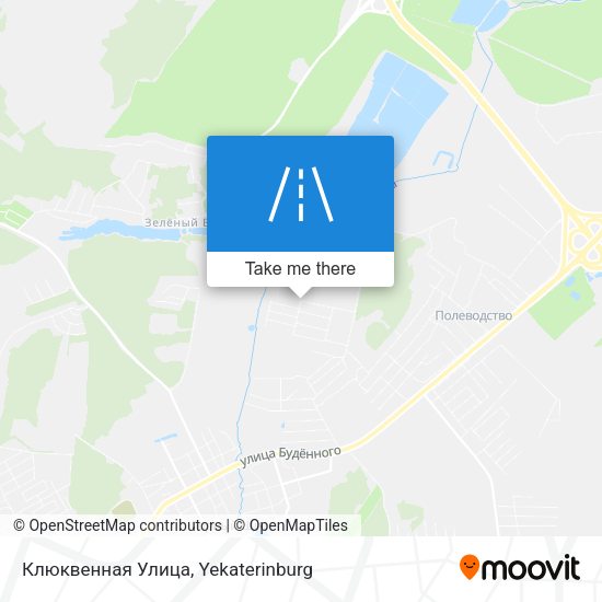 Клюквенная Улица map