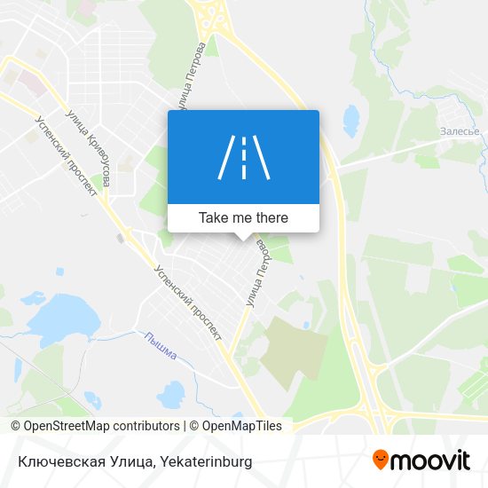 Ключевская Улица map