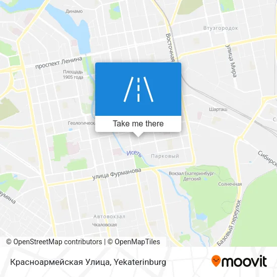 Красноармейская Улица map