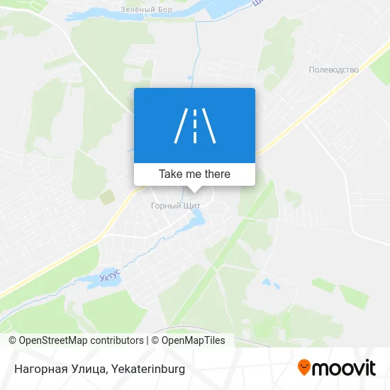 Нагорная Улица map