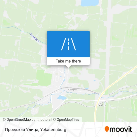 Проезжая Улица map