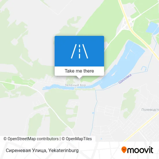 Сиреневая Улица map